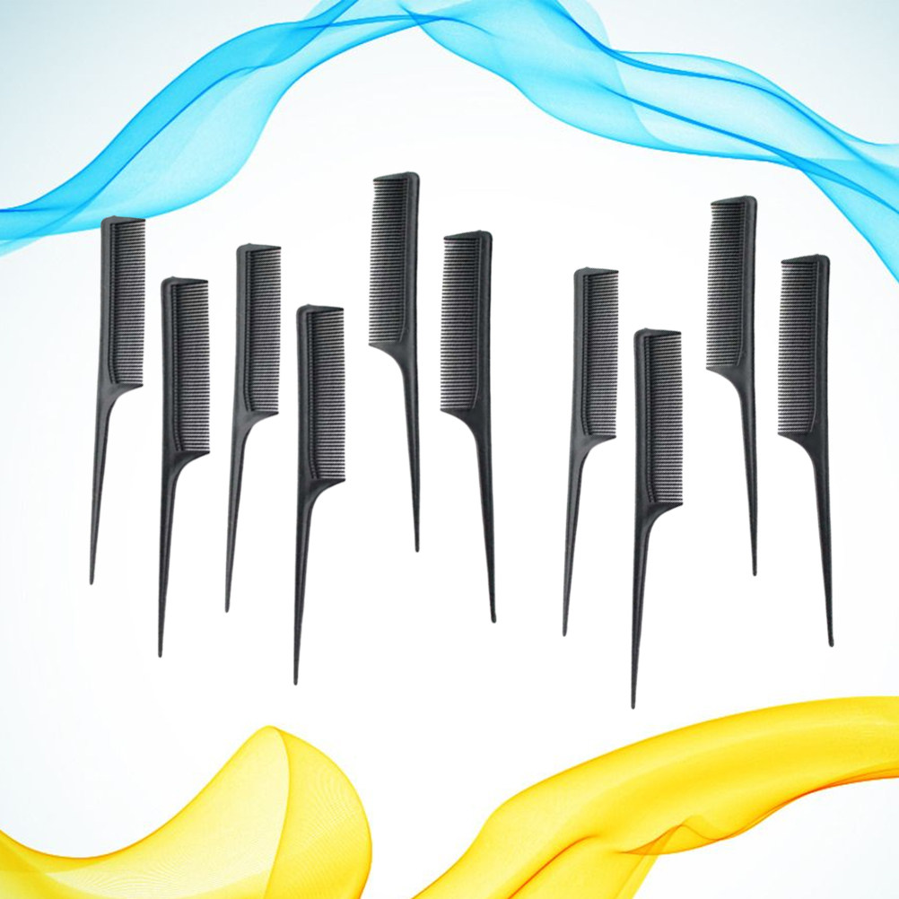 Hair Care Salon - 10Pcs Professional Hair Cutting Comb ABS