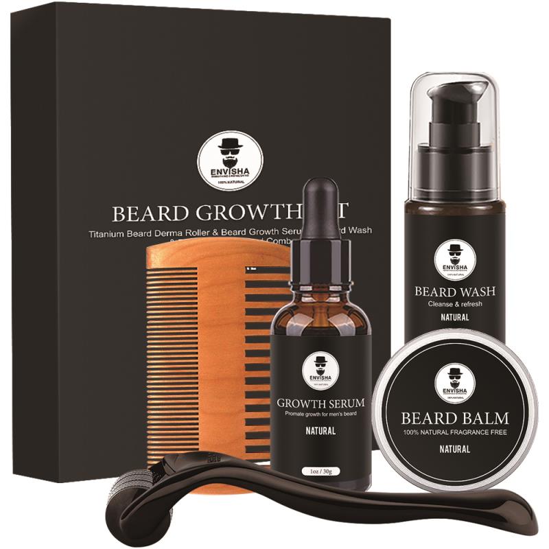 Hair Care Orange - ENVISHA Beard Care Set Growth Cream