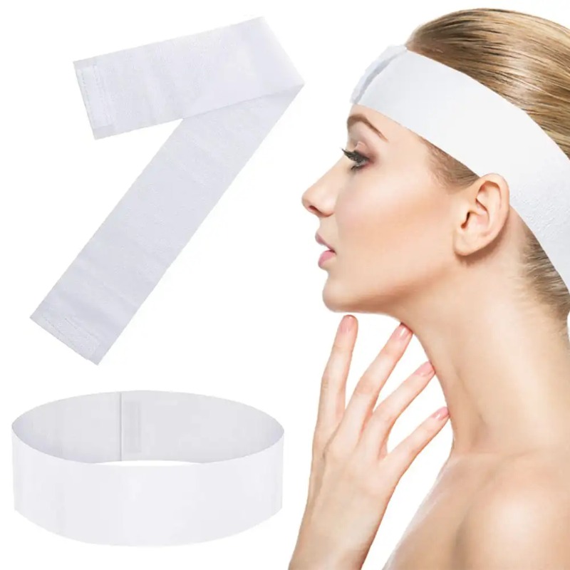 Hair Care China - 1/50Pcs Disposable Spa Facial Headbands Stretch