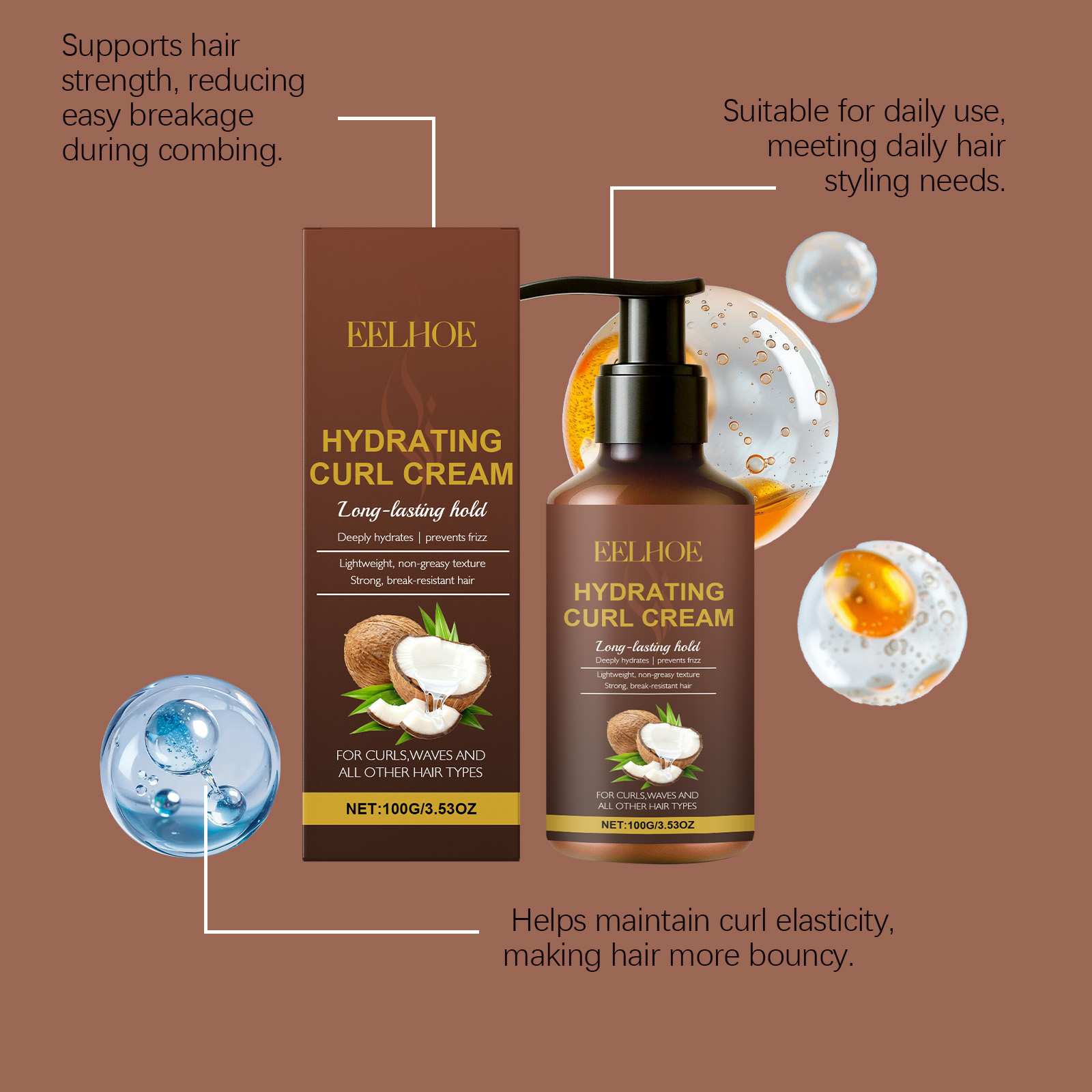 Curl Styling Cream for Wavy an - Hair Care Curly Hair 评论和价格