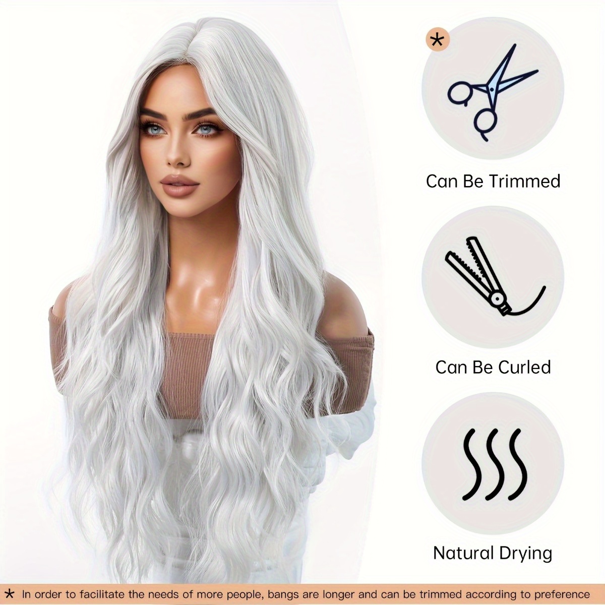Anxin Brand Synthetic Fiber Wi - Hair Care Curly Hair 评论和价格