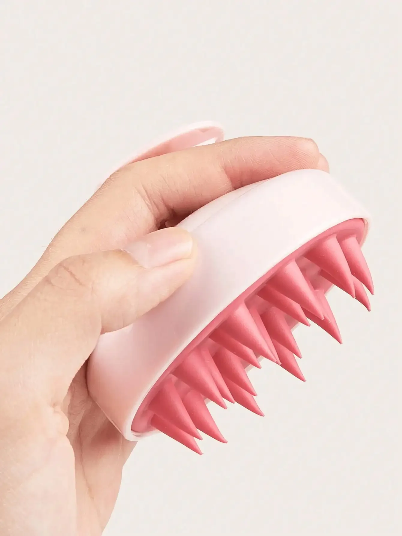 1pc Soft Silicone Scalp Massag - Hair Care Curly Hair 评论和价格