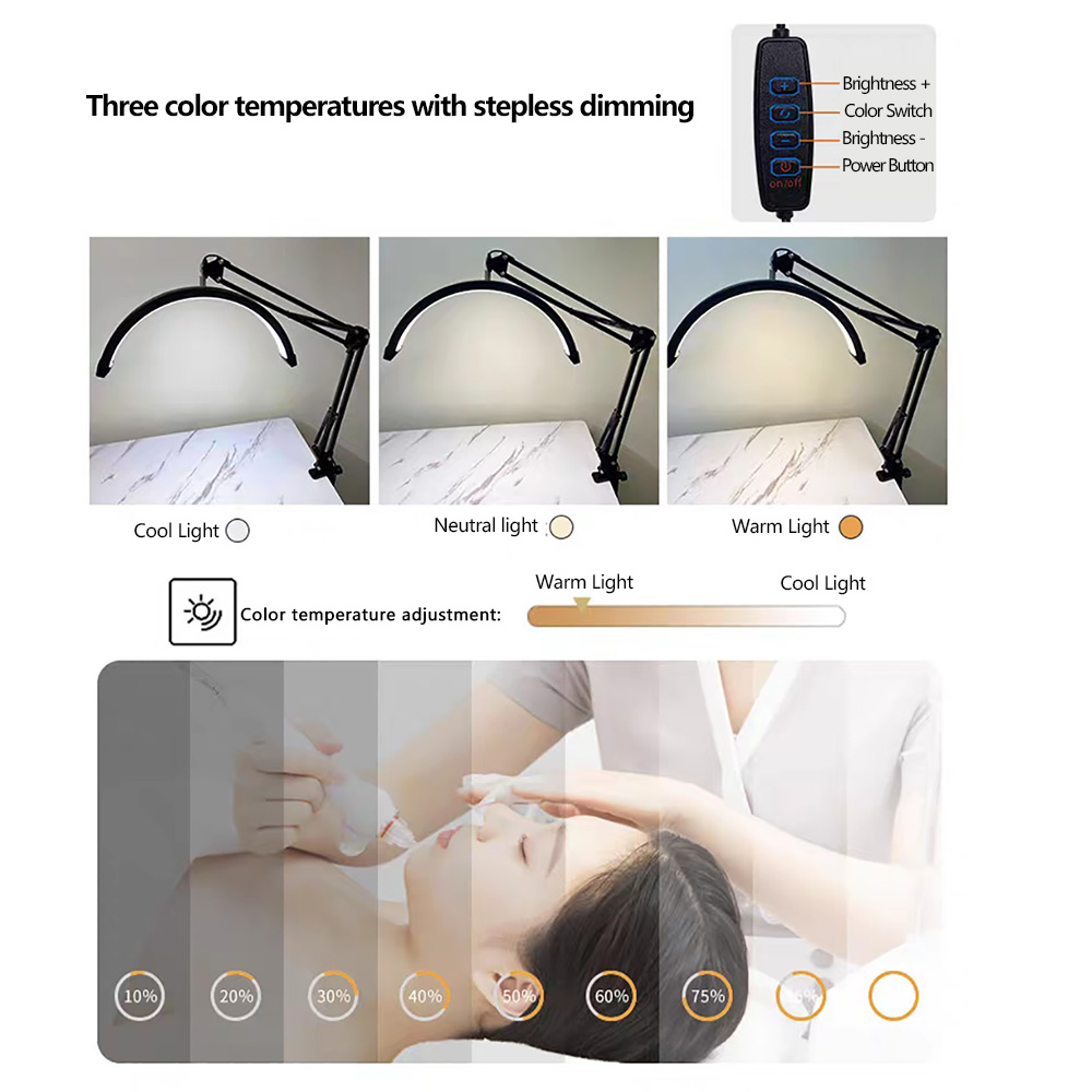 Clamp-on Fill Light Adjustable - Hair Care Salon 评论和价格