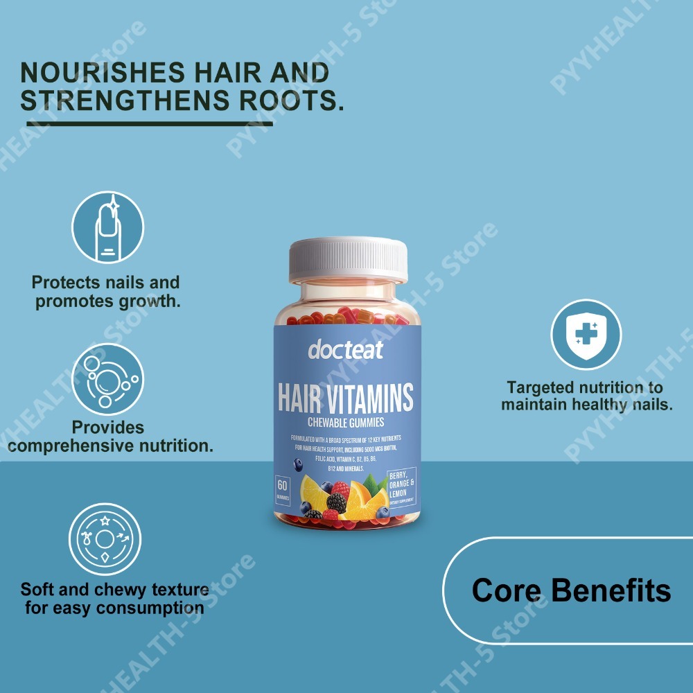 Hair Skin Nails Beauty Gummies - Hair Care Orange 评论和价格