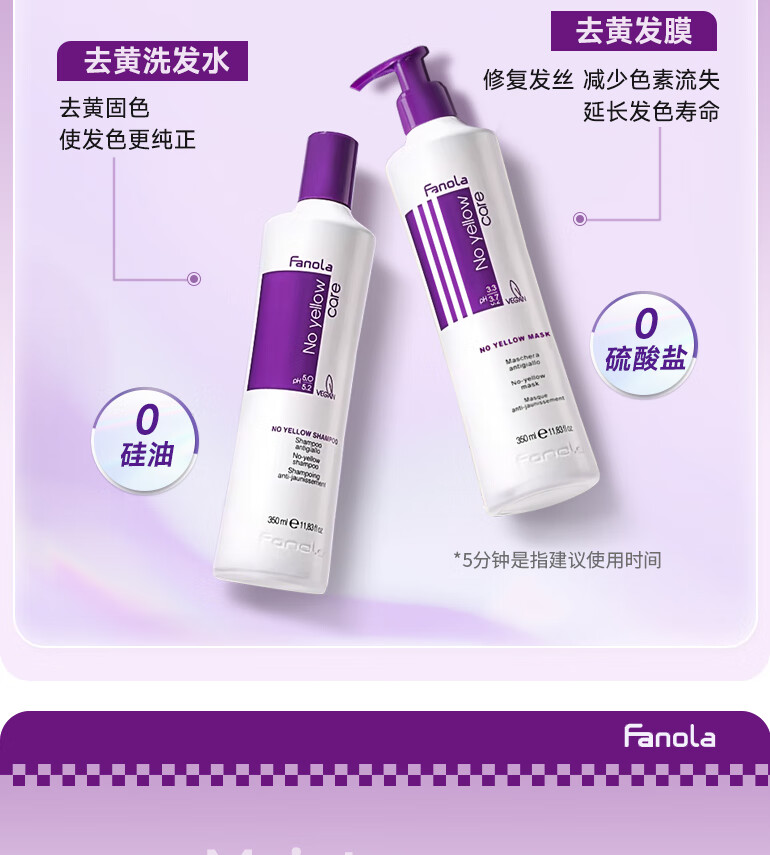 Italian Fanola Purple Shampoo  - Hair Care Orange 评论和价格