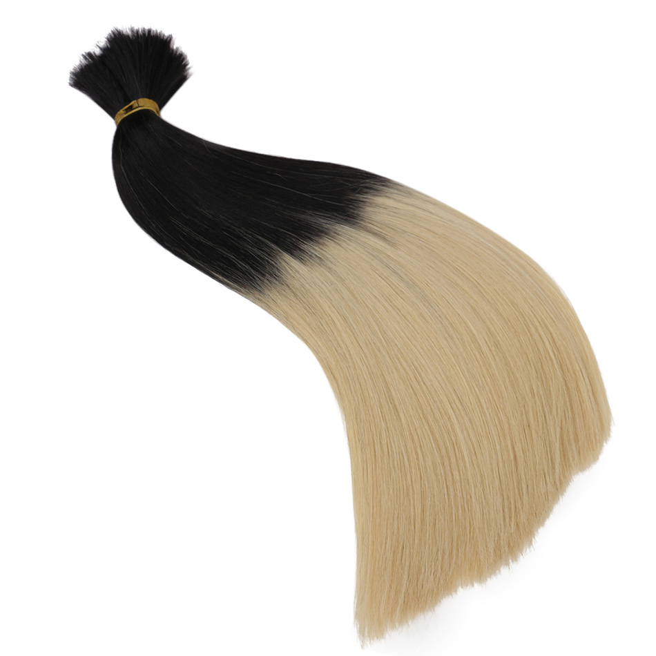 Ginger Human Hair Bulk 350# No - Hair Care Orange 评论和价格