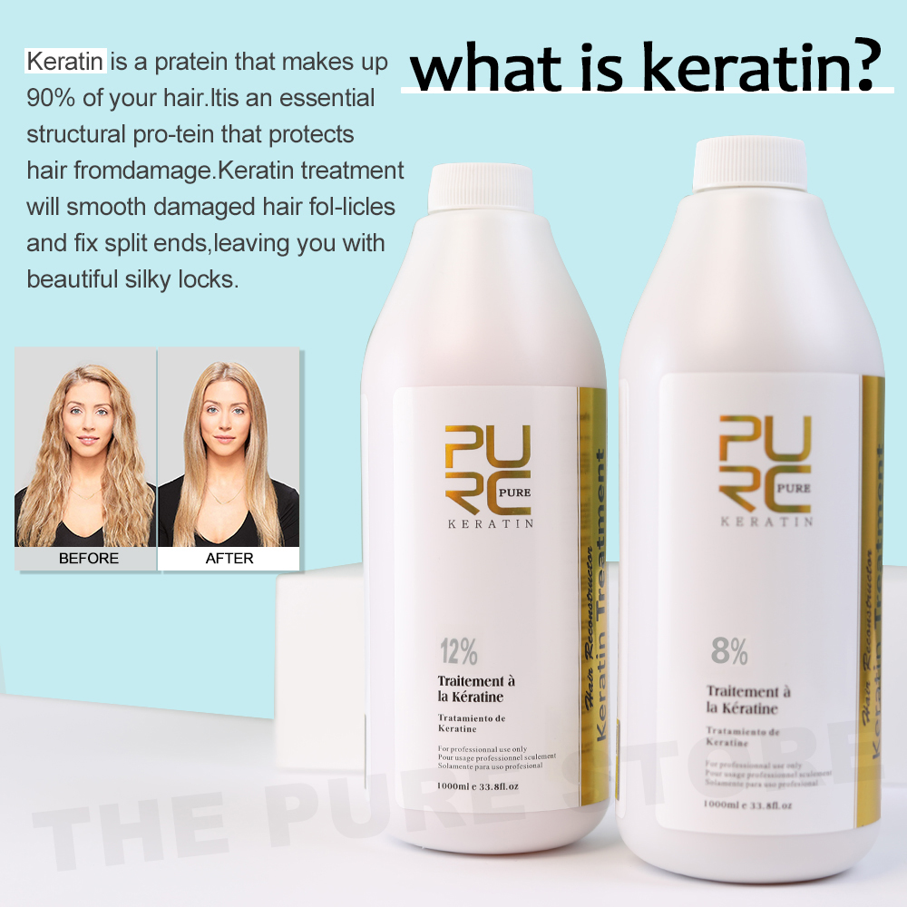 PURC 8% Keratin Smoothing Trea - Hair Care Curly Hair 评论和价格