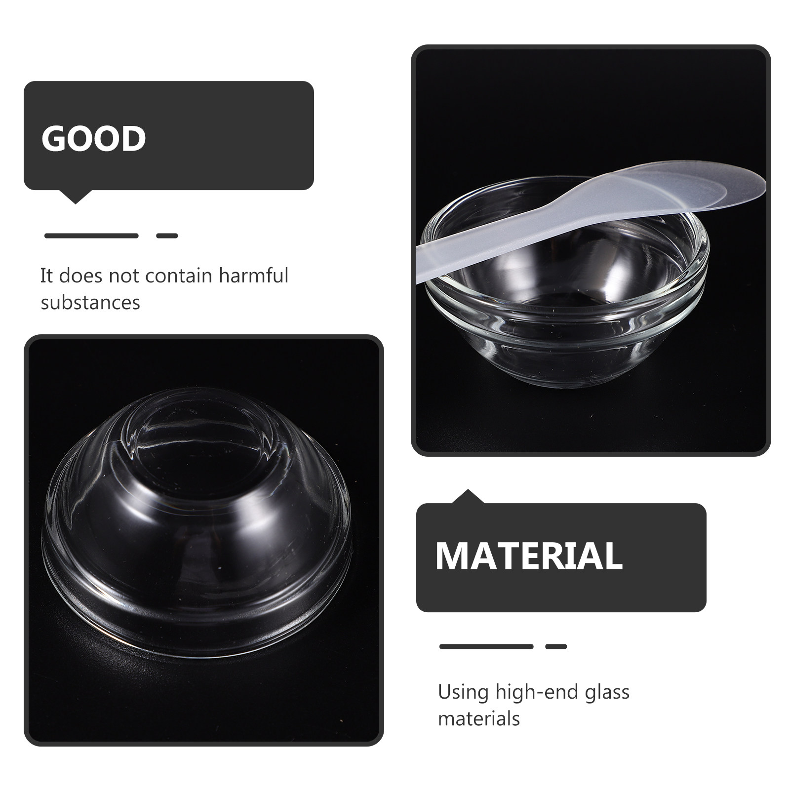 1Set Essential Oil Bowl Glass  - Hair Care Salon 评论和价格