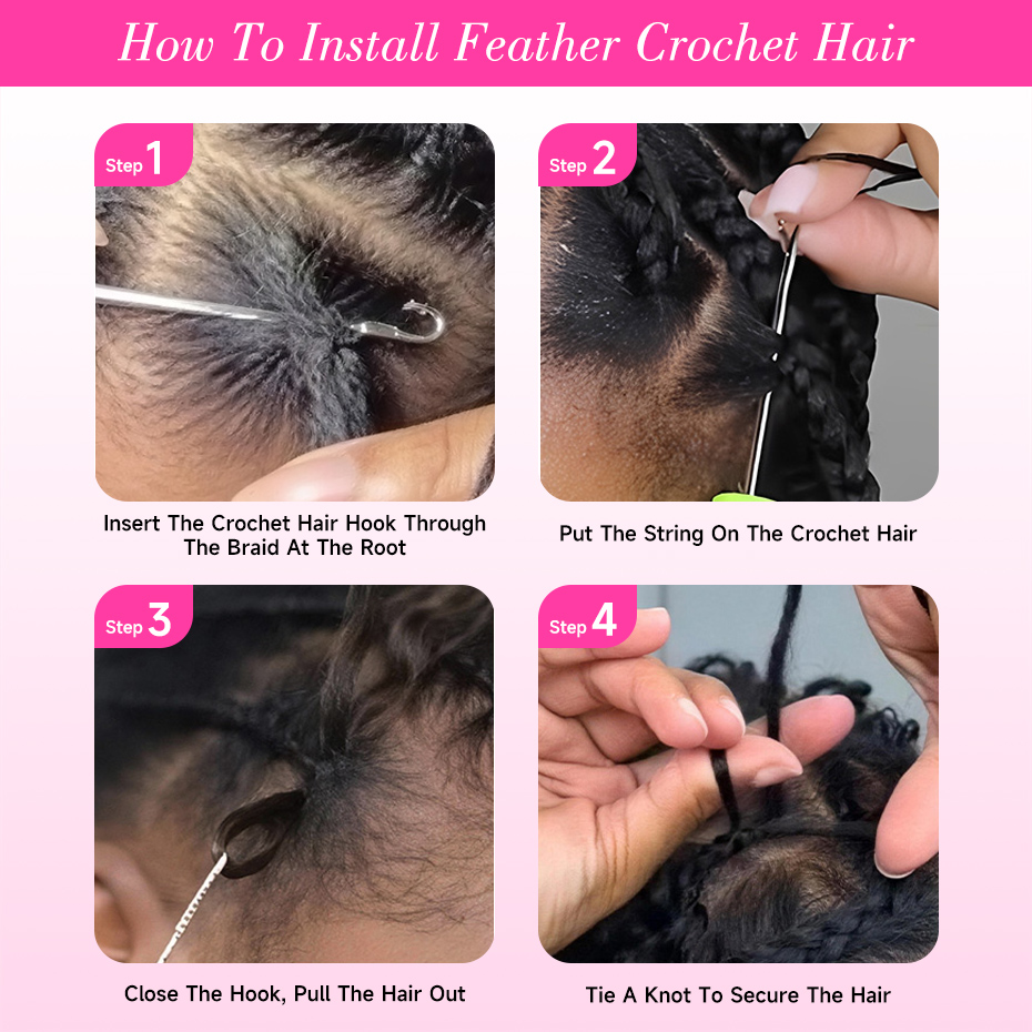 Deep Wave Feather Crochet Huma - Hair Care Curly Hair 评论和价格