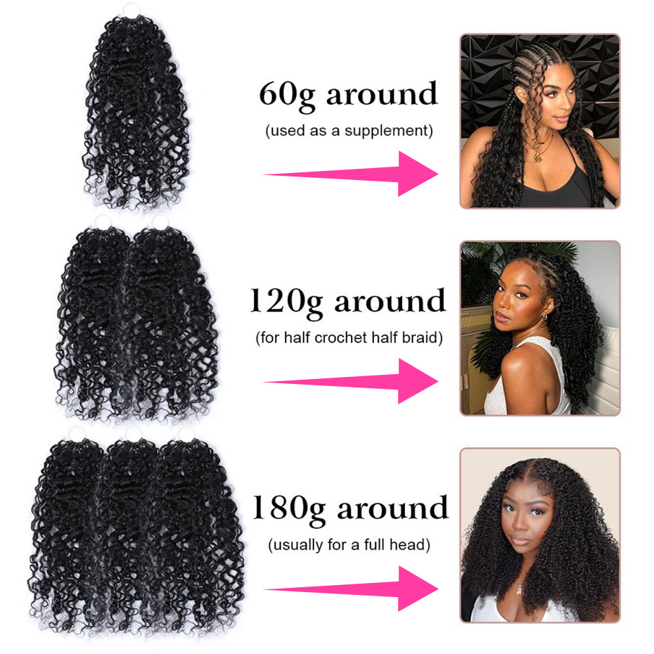 Deep Wave Feather Crochet Huma - Hair Care Curly Hair 评论和价格