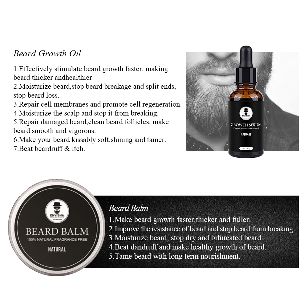 ENVISHA Beard Care Set Growth  - Hair Care Orange 评论和价格