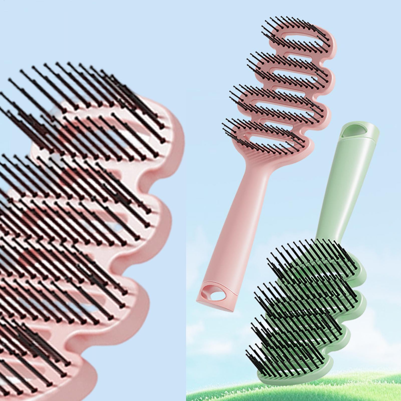 Anti Static Comb Hair Brush Gr - Hair Care Curly Hair 评论和价格