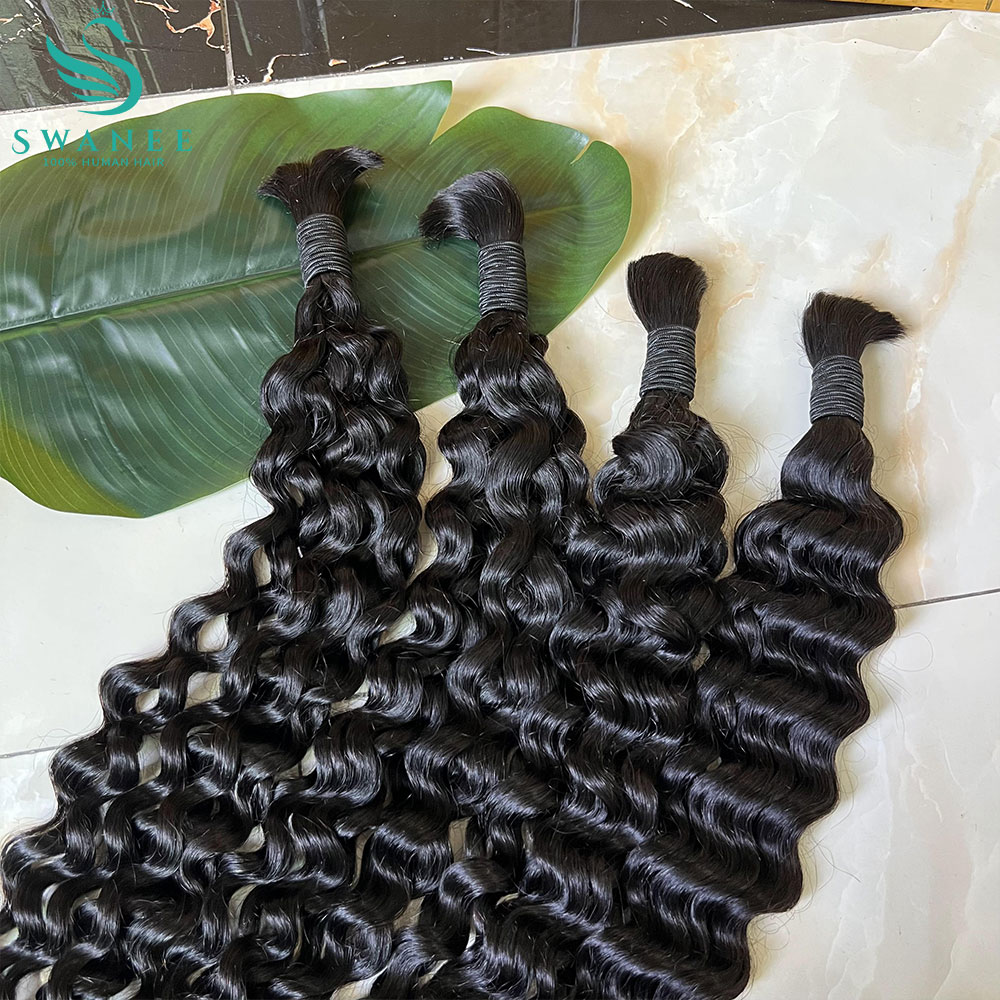 Water Wave 100% Human Hair Bul - Hair Care Curly Hair 评论和价格