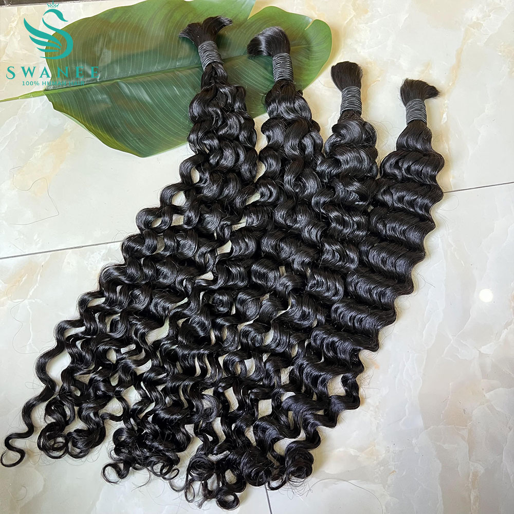 Water Wave 100% Human Hair Bul - Hair Care Curly Hair 评论和价格