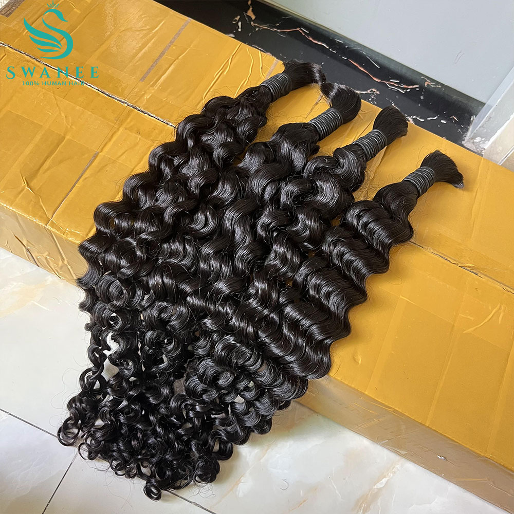 Water Wave 100% Human Hair Bul - Hair Care Curly Hair 评论和价格
