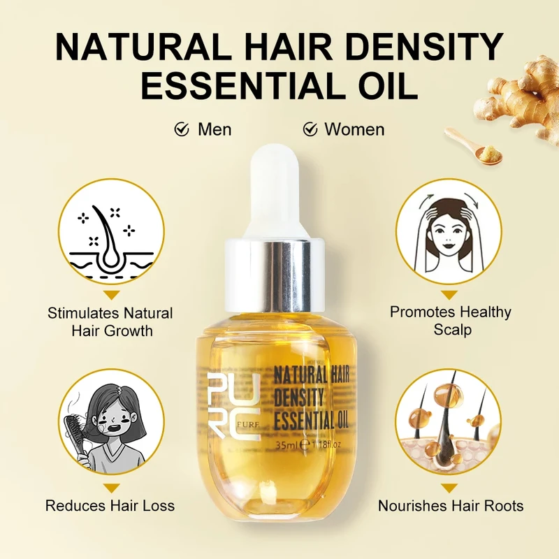 PURC 10PCS Hair Growth for Men - Hair Care Herbal Products 评论和价格